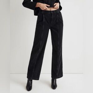 Madewell Black Flare & Wide Leg Jeans